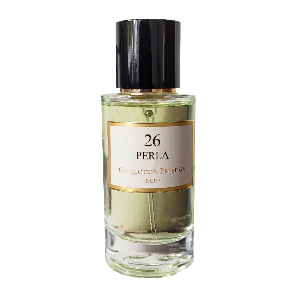 Collection Prestige PERLA 26 Eau de Parfum 50 ml – Unisex Duft mit Bergamotte, Zitrone, Ambra und Vanille.