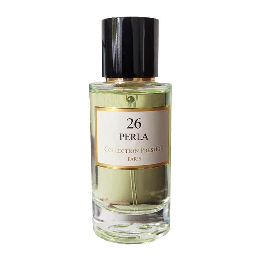 Collection Prestige PERLA 26 Eau de Parfum 50 ml – Unisex Duft mit Bergamotte, Zitrone, Ambra und Vanille.