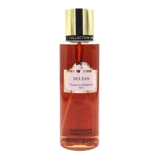 Collection Prestige Sultan 9 Koerperspray Parfumnebel 250 ml Unisex orientalischer Duft mit Moschus Sandelholz und Oud