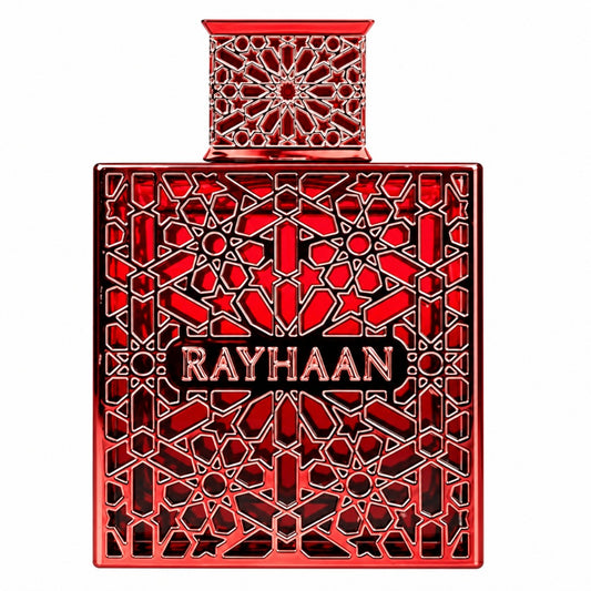 Rayhaan Crimson Eau de Parfum 100 ml – orientalisch-würziger Unisex-Duft mit Zimt, Patchouli und Vanille