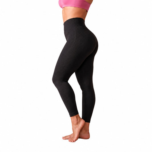 Seamless Shaping Leggings Damen – High Waist Ribbed Sport & Alltag