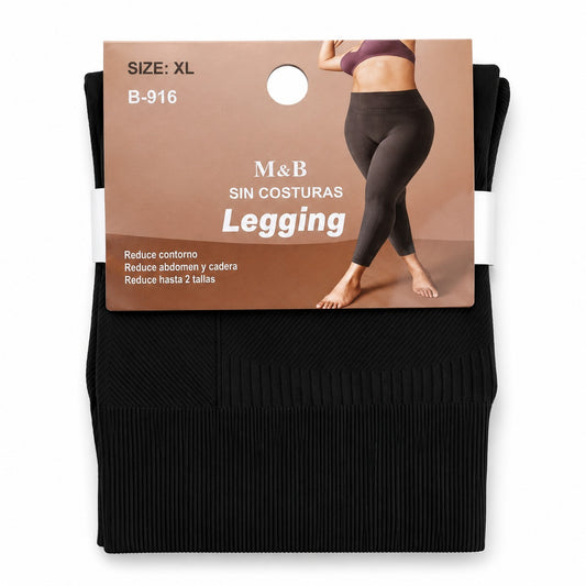 Seamless Shaping Leggings Damen – High Waist Ribbed Sport & Alltag