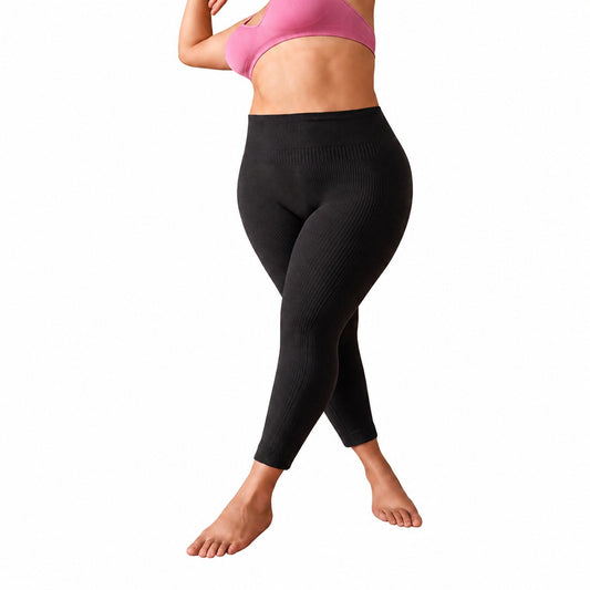 Seamless Shaping Leggings Damen – High Waist Ribbed Sport & Alltag