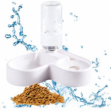 Doppelnapf mit Wasserspender – 2-in-1 Futter- & Trinknapf für Hunde & Katzen