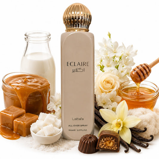 Lattafa Eclaire All Over Spray 150ml Süßer Gourmand Body Spray