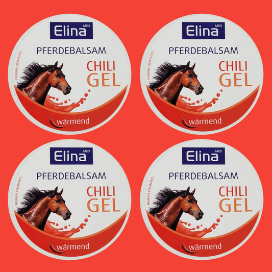 Elina Pferdebalsam Wärmend Chili Gel 4x150ml=600ml