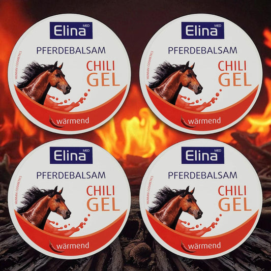 Elina Pferdebalsam Wärmend Chili Gel 4x150ml=600ml