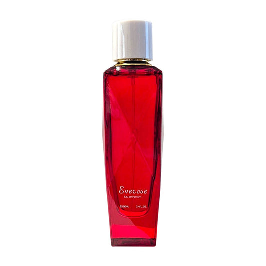 Everose Eau de Parfum 100 ml Damenparfum mit Grapefruit, Bergamotte, Erdbeere, Gardenie, Jasmin, Vanille, Moschus und weißen Hölzern im eleganten Flakon