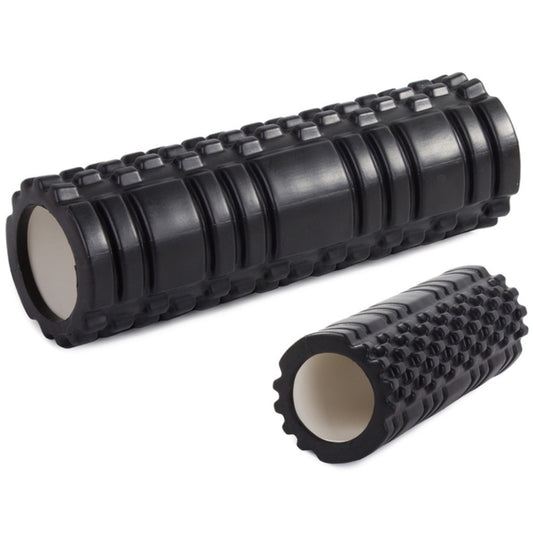 Faszienrolle Massagerolle Foam Roller 30 cm lila – EVA-Schaum Unisex Fitnessrolle für Rücken und Beine – Bild 4