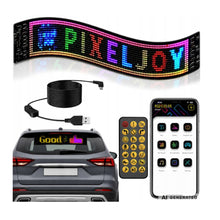 Flexible LED-Laufschrift 16×64 – programmierbares Display für Auto & Schaufenster