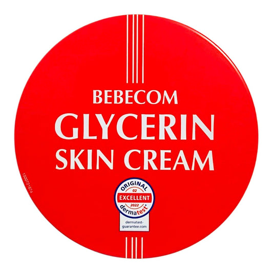 BEBECOM Glycerin Skin Cream intensive Feuchtigkeitscreme für Gesicht Körper und Hände mit pflanzlichem Glycerin
