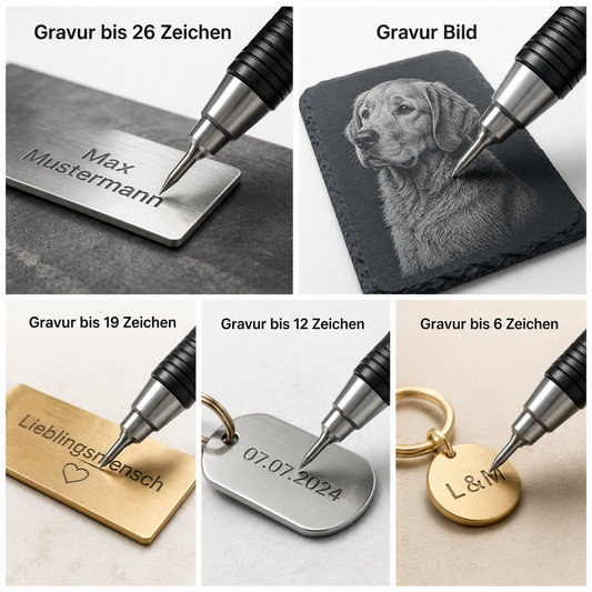 Gravur bis 26 Zeichen