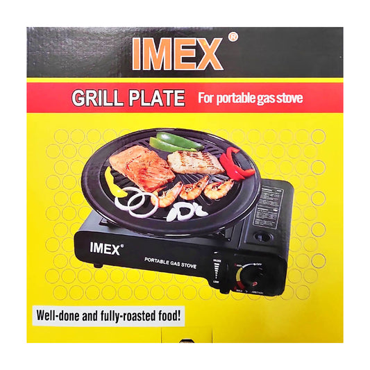 Grillplatte Universal 30,5 cm für Camping Gaskocher Grillaufsatz BBQ Kochplatte