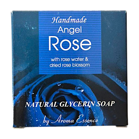 Angel Rose Glycerinseife – Handgemacht mit Rosenwasser & Blüten