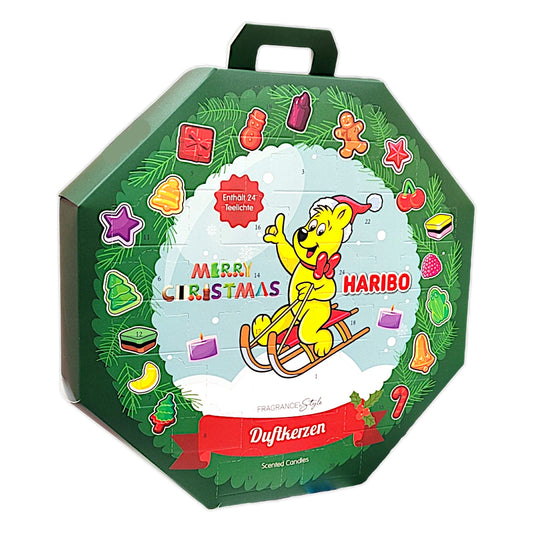 Haribo Adventskalender Duftkerze Teelichter 2025