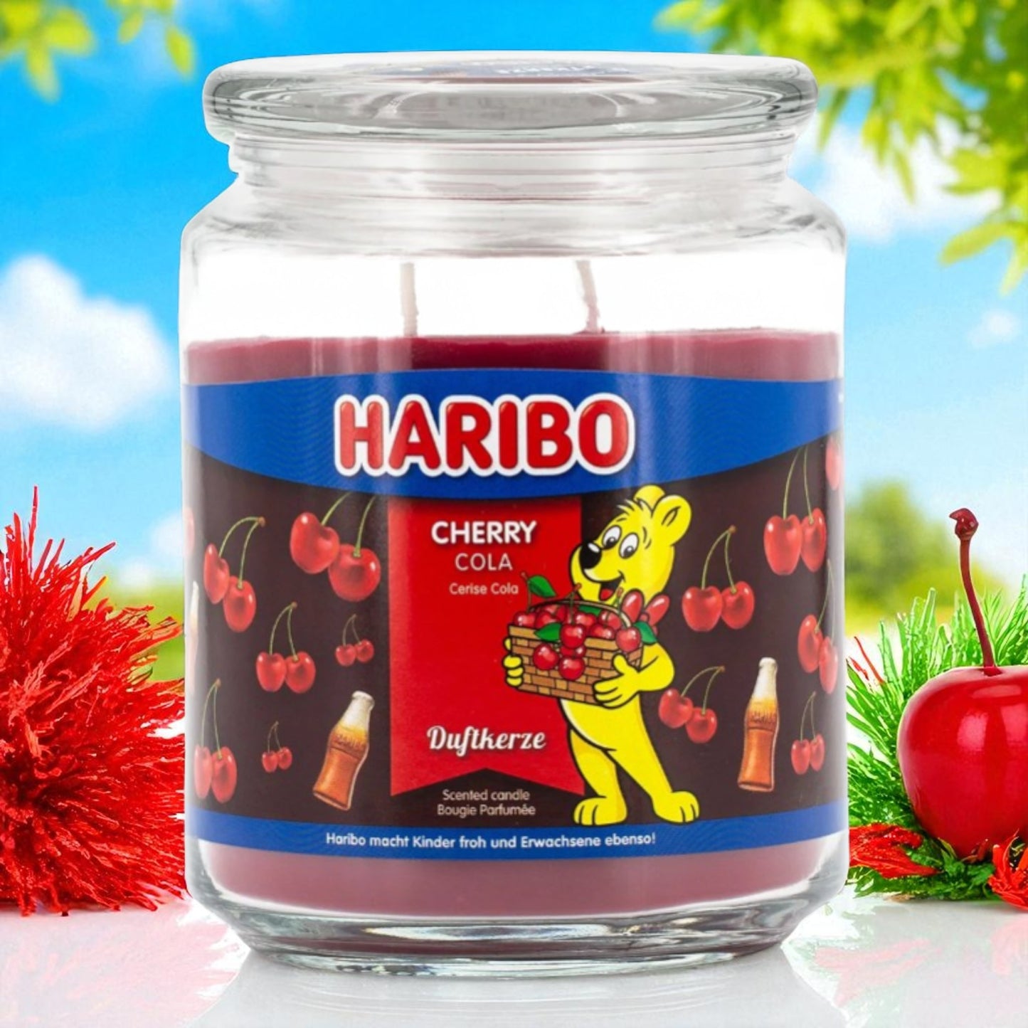 Haribo Duftkerze Cherry Cola Kerze