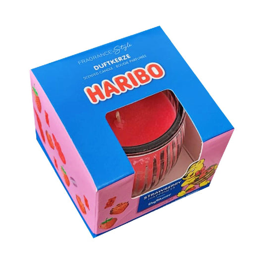 Haribo Duftkerze Strawberry Happiness Duftkerze 85g