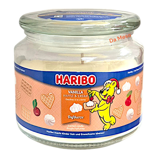 Haribo Duftkerze Vanilla Waffle Cream 300g