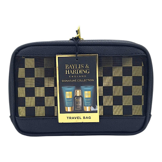 Baylis & Harding Herren-Pflegeset mit Kulturtasche – Duschgel, Shampoo & Aftershave-Balsam, Schwarzer Pfeffer & Ginseng – Bild 3