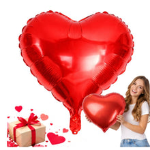 Herzballon aus Folie rot 34 x 45 cm – Folienballon für Valentinstag, Hochzeit, Geburtstag & Party