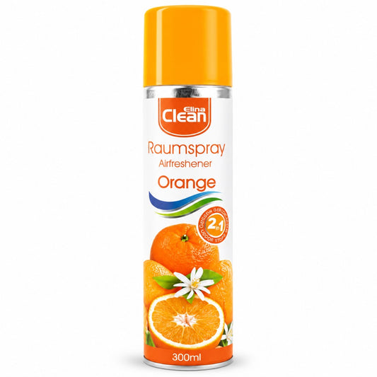 Jean Products Elina Clean Raumspray Orange Airfreshener 3x300ml – frischer Zitrusduft als Lufterfrischer – Bild 2