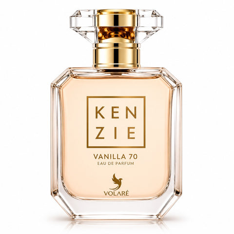Volaré Kenzie Vanilla 70 Eau de Parfum 100 ml – orientalischer Unisex-Duft mit Vanille, Praliné und Sandelholz