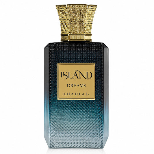 Khadlaj Island Dreams Extrait de Parfum 100ml – Frischer Unisexduft mit Bergamotte, Grapefruit und Ambroxan