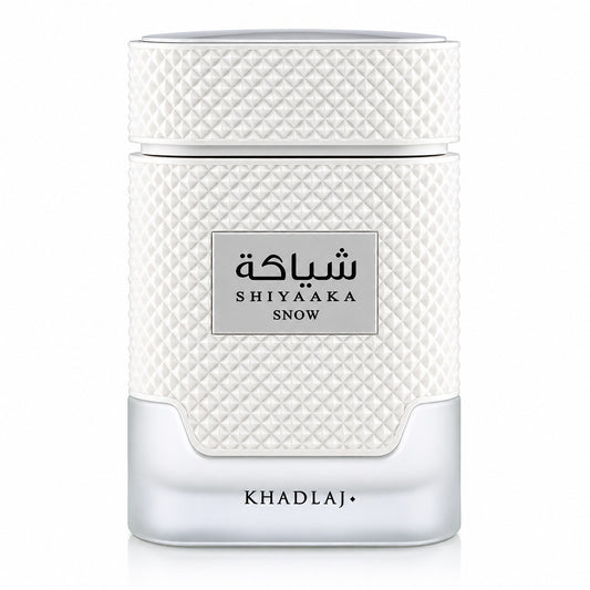 Khadlaj Shiyaaka Snow Eau de Parfum 100ml – Eleganter Unisexduft mit Mandarine, Neroli und indonesischem Vetiveröl
