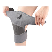 Kniewärmestütze mit Vibrationsmassage und Wärme – Kniebandage 3 Modi USB