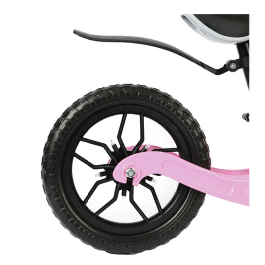 KRUZZEL Kinderlaufrad Rosa 12 Zoll Balance Bike ohne Pedale mit Magnesiumrahmen und EVA-Schaumrädern ab 2 Jahren – Bild 3