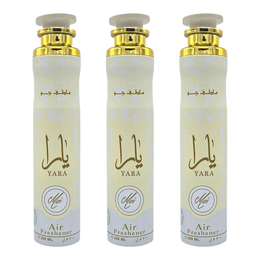 Lattafa Raumduft Set Lufterfrischer Yara Moi 3x300ml=900ml