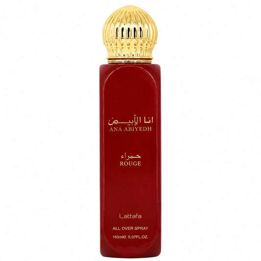 Lattafa Ana Abiyedh Rouge All Over Spray 150 ml Fruchtig süßer Body Spray