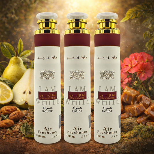 Lattafa Ana Abiyedh Rouge Raumspray 3x300ml – Lufterfrischer Raumduft Set