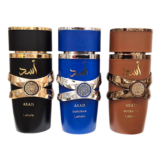 Lattafa Asad, Asad Zanzibar, Bourbon Eau de Parfum 100 mlx