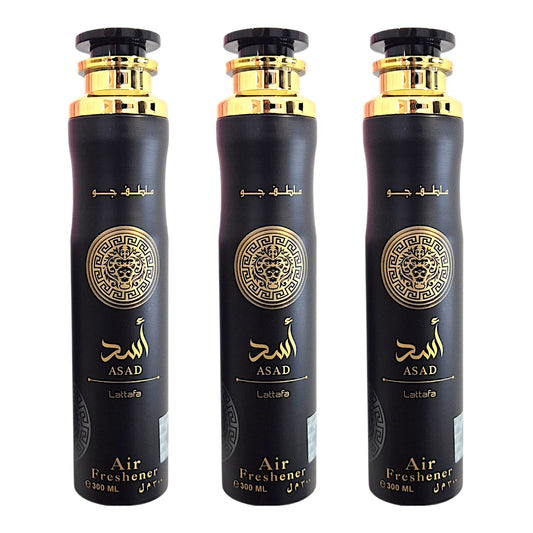 Lattafa Raumspray Set Air Freshener Asad 3x300ml