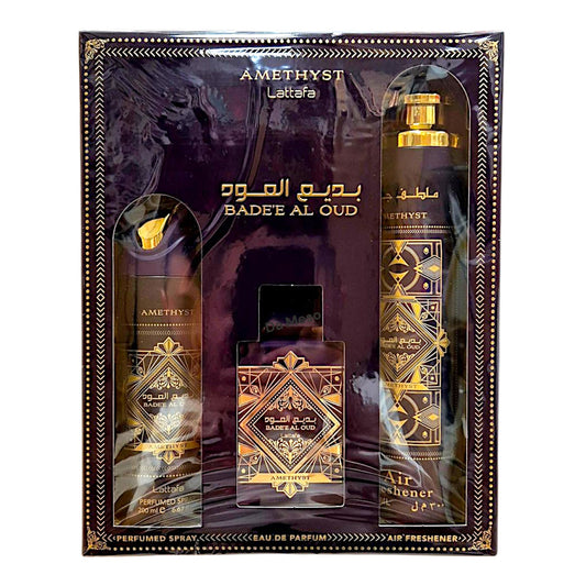 Lattafa Badee Al Oud Ametyst Geschenkset Eau de Parfum