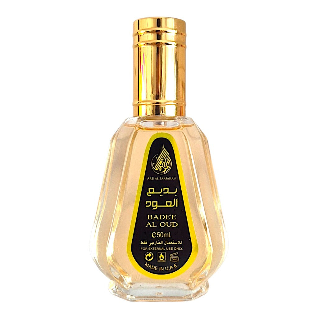 Lattafa Badee Al Oud Oud Flory Eau de Parfum 50 ml – orientalisch-holziger Unisex-Duft mit Safran, Agerholz und Moschus – Bild 2