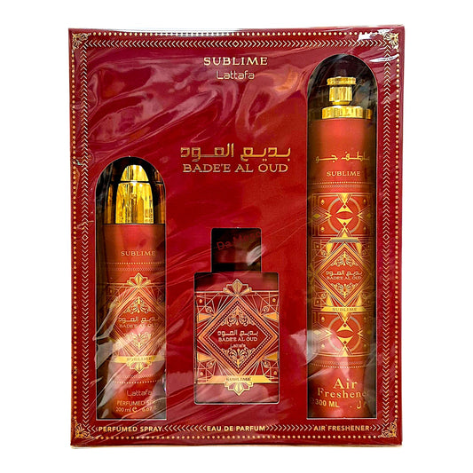 Lattafa Badee Al Oud Sublime Geschenkset Eau de Parfum