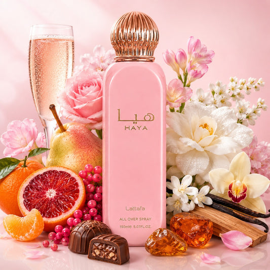 Lattafa HAYA Pink All Over Spray 150 ml Body Spray