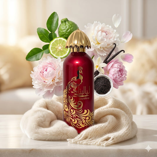 Lattafa Layalina Eau de Parfum 100ml – Femininer Duft mit Vanille, Pfingstrose und Kaschmir
