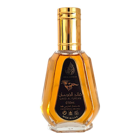 Lattafa Qaed Al Fursan Eau de Parfum 50 ml – orientalisch-holziger Unisex-Duft mit Waldbeeren, Rose und Ambra