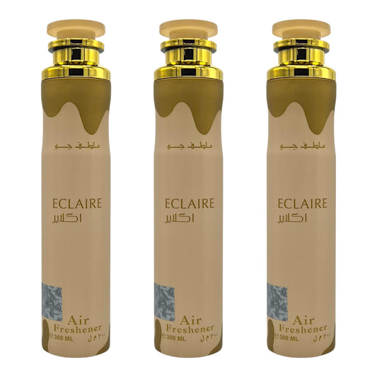 Lattafa Raumduft Set Lufterfrischer Eclaire 3x300ml