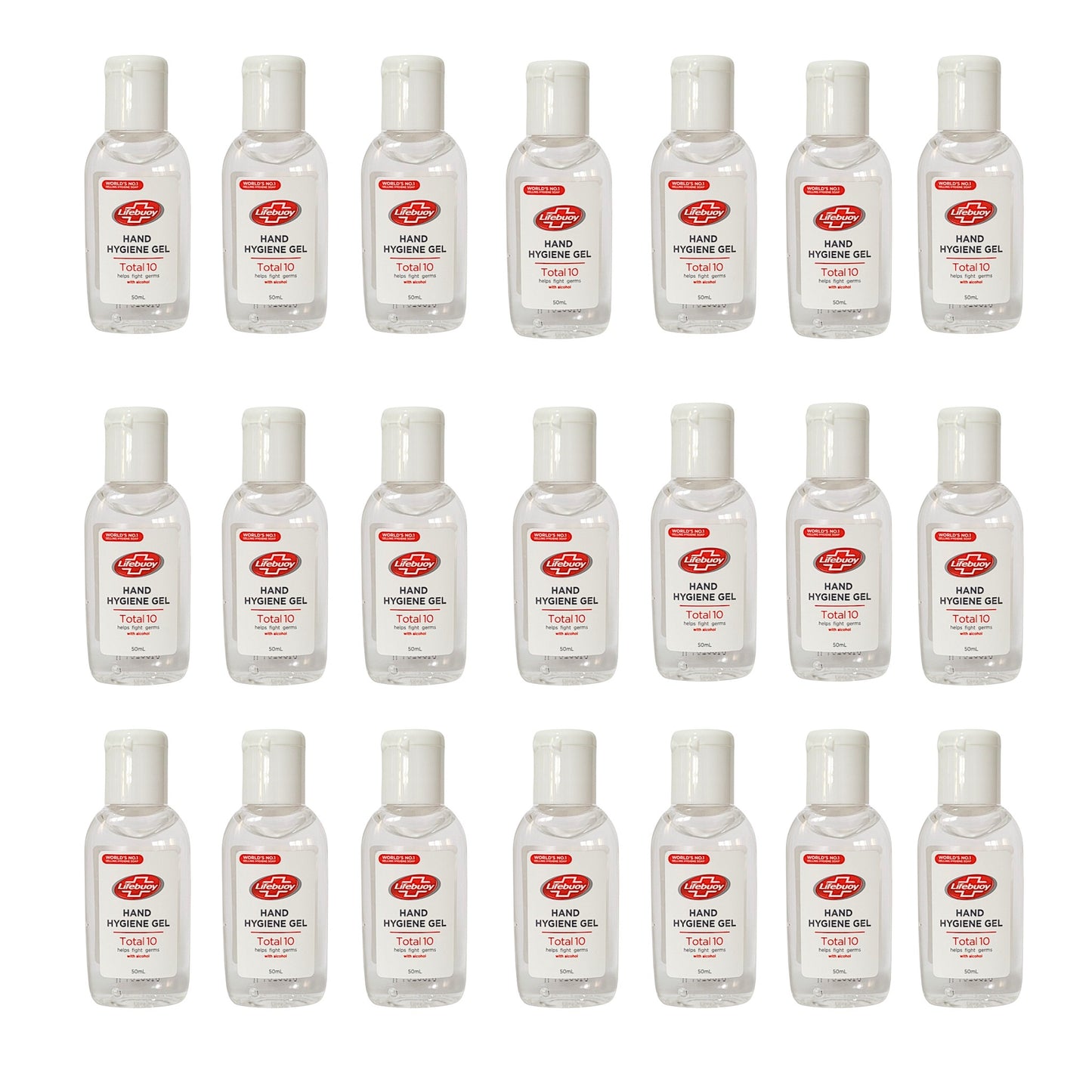 Hand Hygiene Gel 18 x 50 ml von Lifebuoy Total 10 +2 Gratis