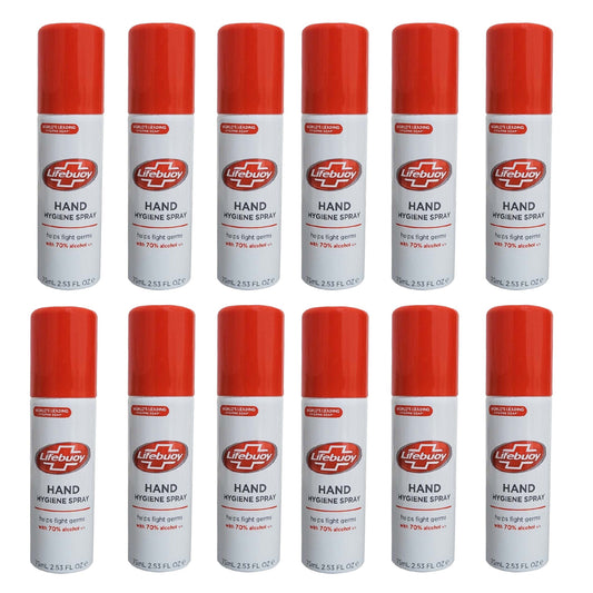 Lifebuoy Hand Hygiene Spray 12 x 75ml