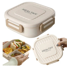 Lunchbox mit 3 Trennfächern & Besteck – Auslaufsichere Brotdose für Schule, Büro & unterwegs