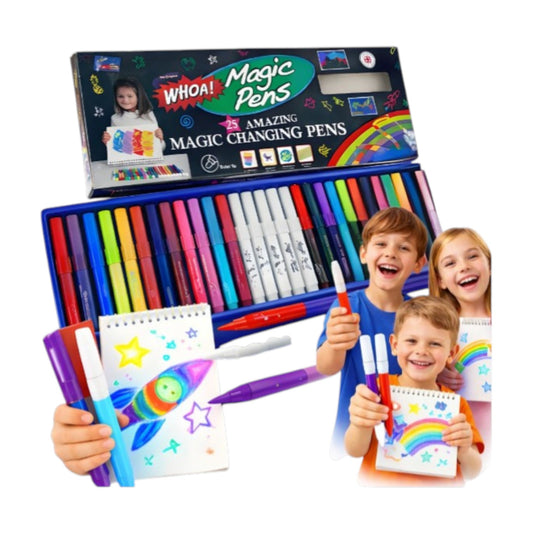 Titel
Magische Farbwechselstifte 25 Stück Set – Kreative Filzstifte für Kinder