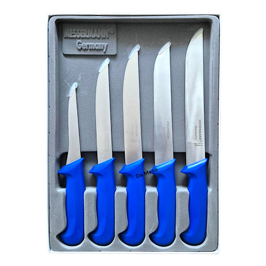 Messermann Germany 5 teilig Messersatz Blau