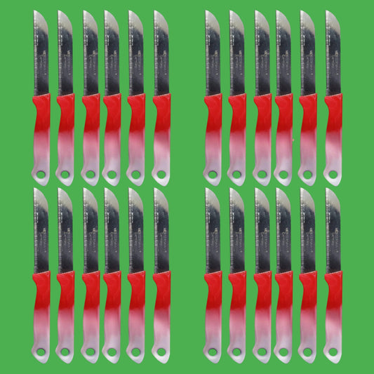 Obstmesser Küchenmesser von Messermann Germany 4x6=24 Stk Gezackt