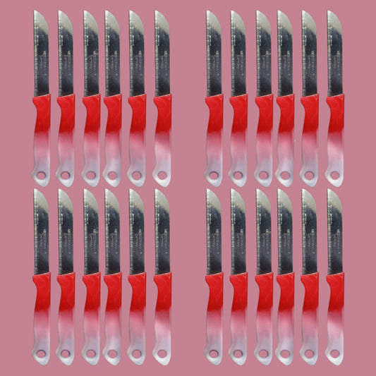 Obstmesser Küchenmesser von Messermann Germany 4x6=24 Stk Gezackt