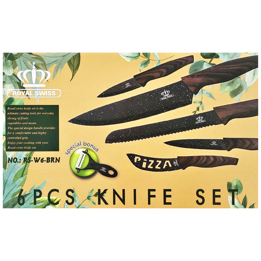 Royal Swiss Küchen Messer Set 6 teilig
